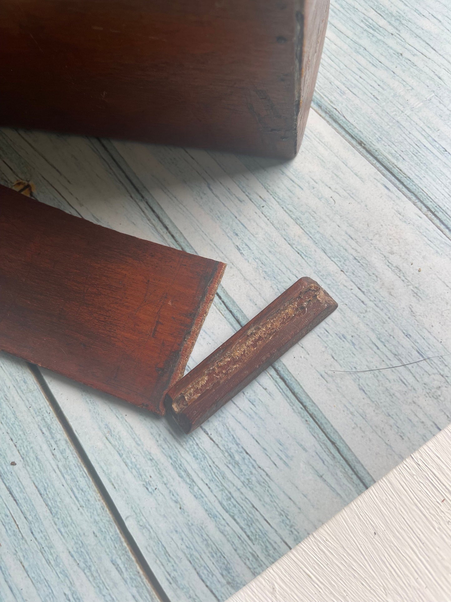 Victorian Complete Set of Bone and Ebony Dominoes in Original Wooden Box with Sliding Lid