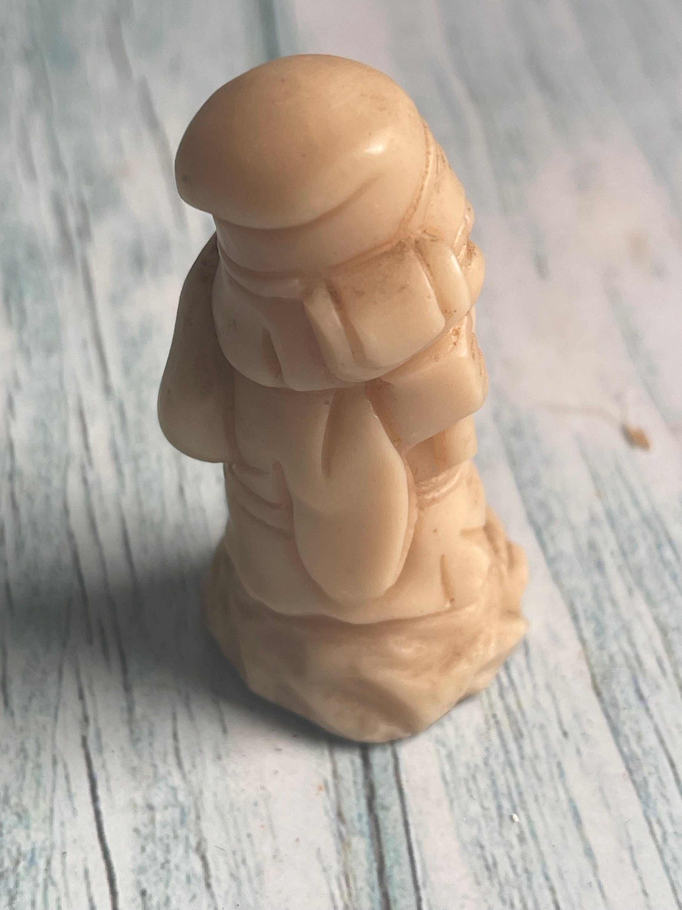 Chinese Resin Wise Old Man God Lu Deity Figurine