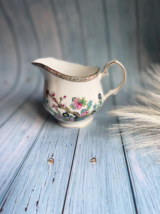 Vintage Duchess English Bone China Cream Jug / Creamer / Indian Tree Design