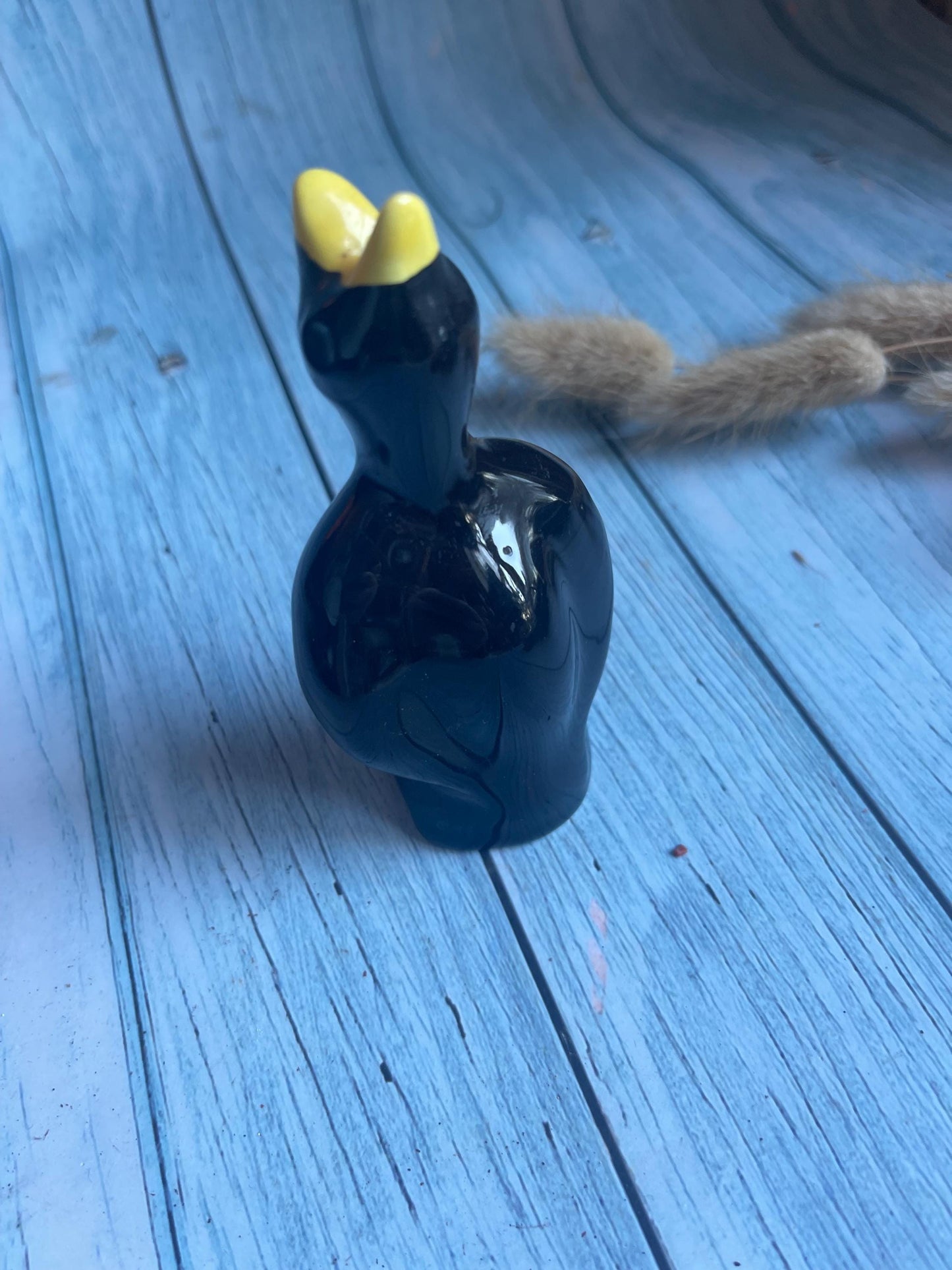 Blackbird Ceramic Pie Funnel or Pie Chimney