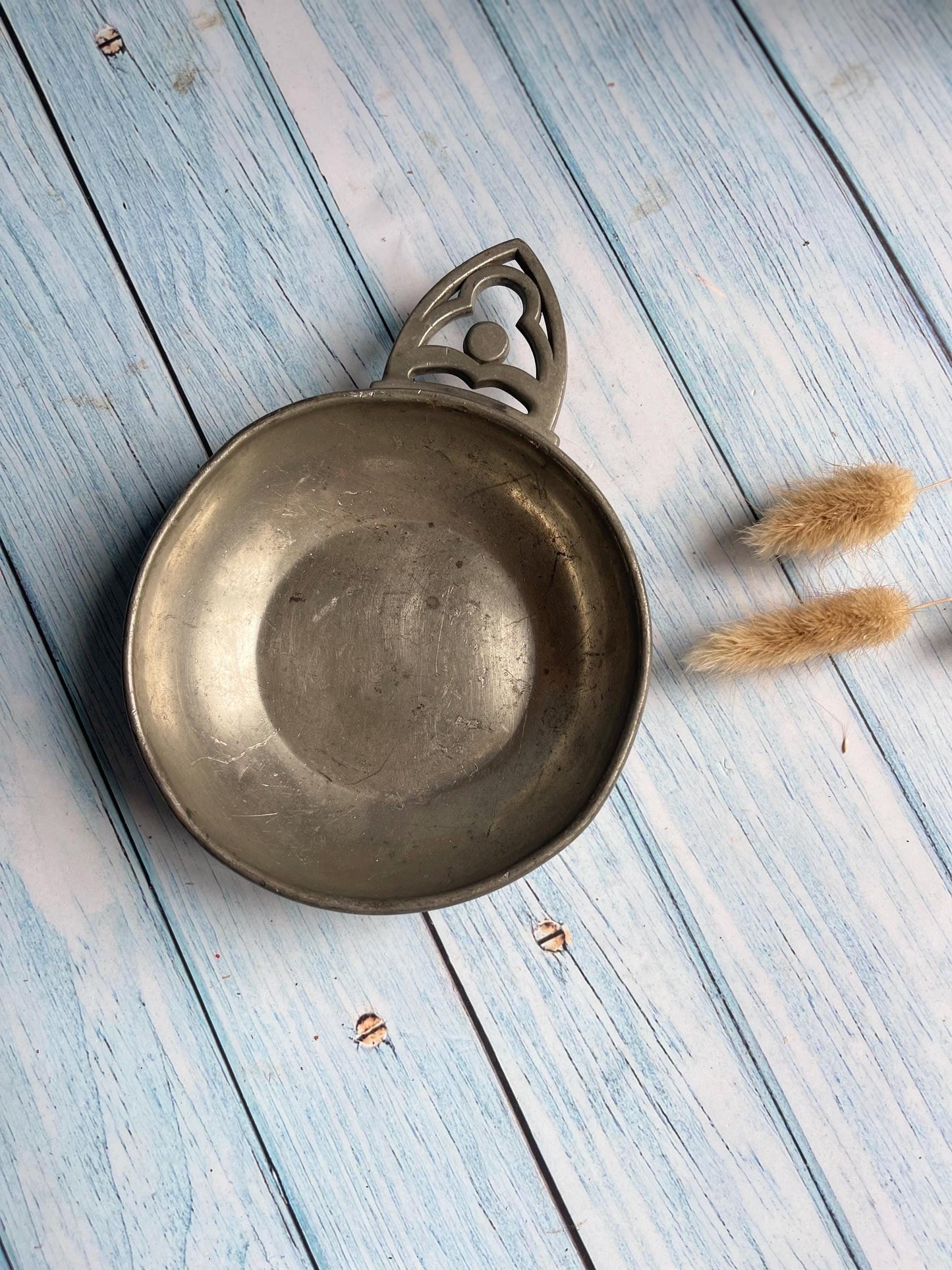 Royal Holland Pewter Porringer — KMD Tiel — Mid-Century Classic — Made in the Netherlands