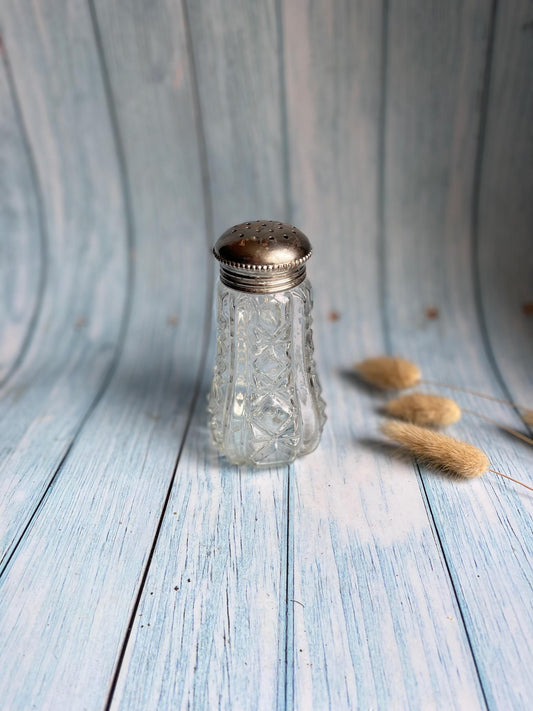 Vintage 1960s Pressed Glass Sugar Sifter / Shaker