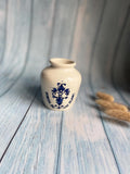Vintage French Grey Poupon "Moutarde Fine de Dijon" Mustard Pot — Digoin Sarreguemines