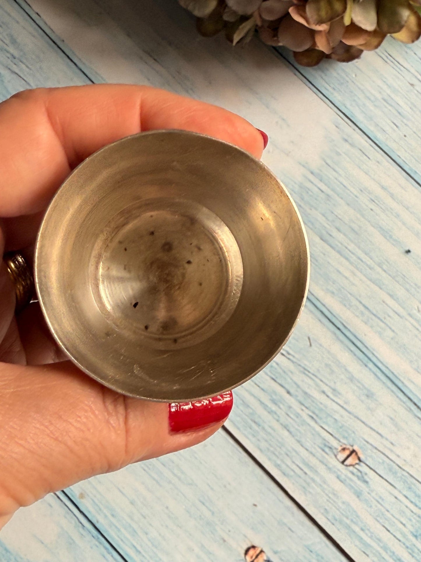 Antique French Silver Plated Tot / Shot / Stirrup Cup