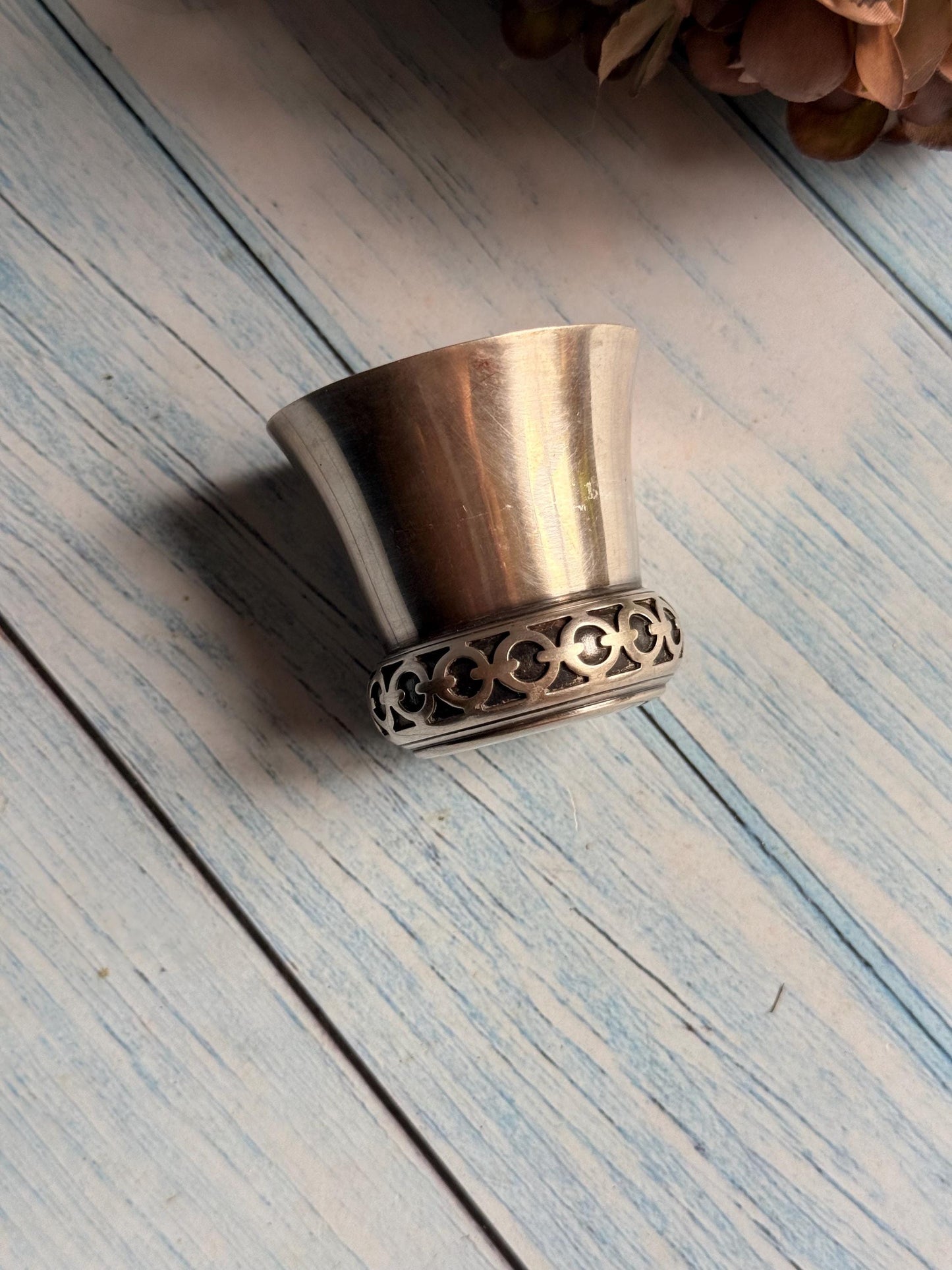 Antique French Silver Plated Tot / Shot / Stirrup Cup