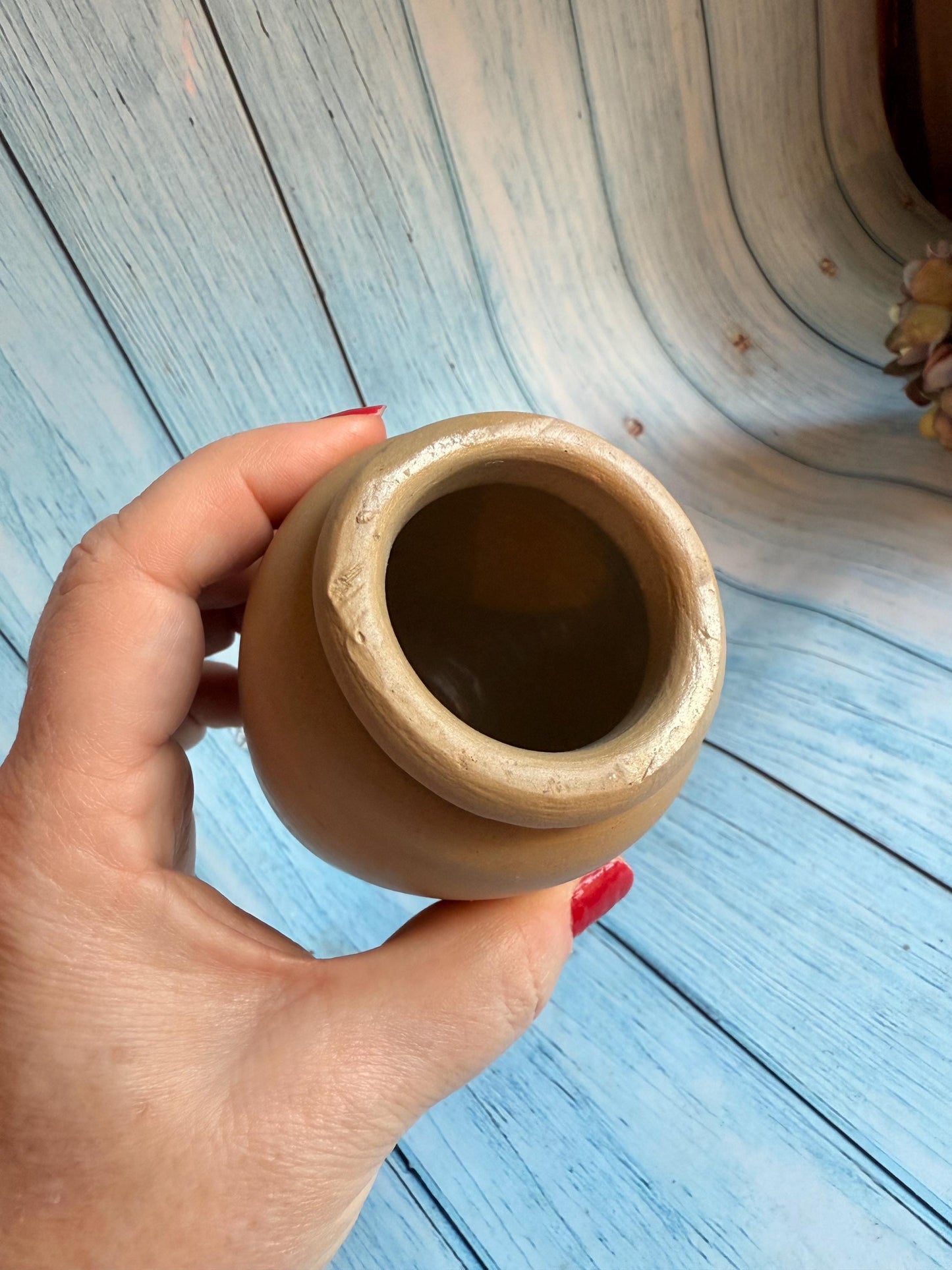 Pair of Antique Meadow Cream Stoneware Jar / Pots