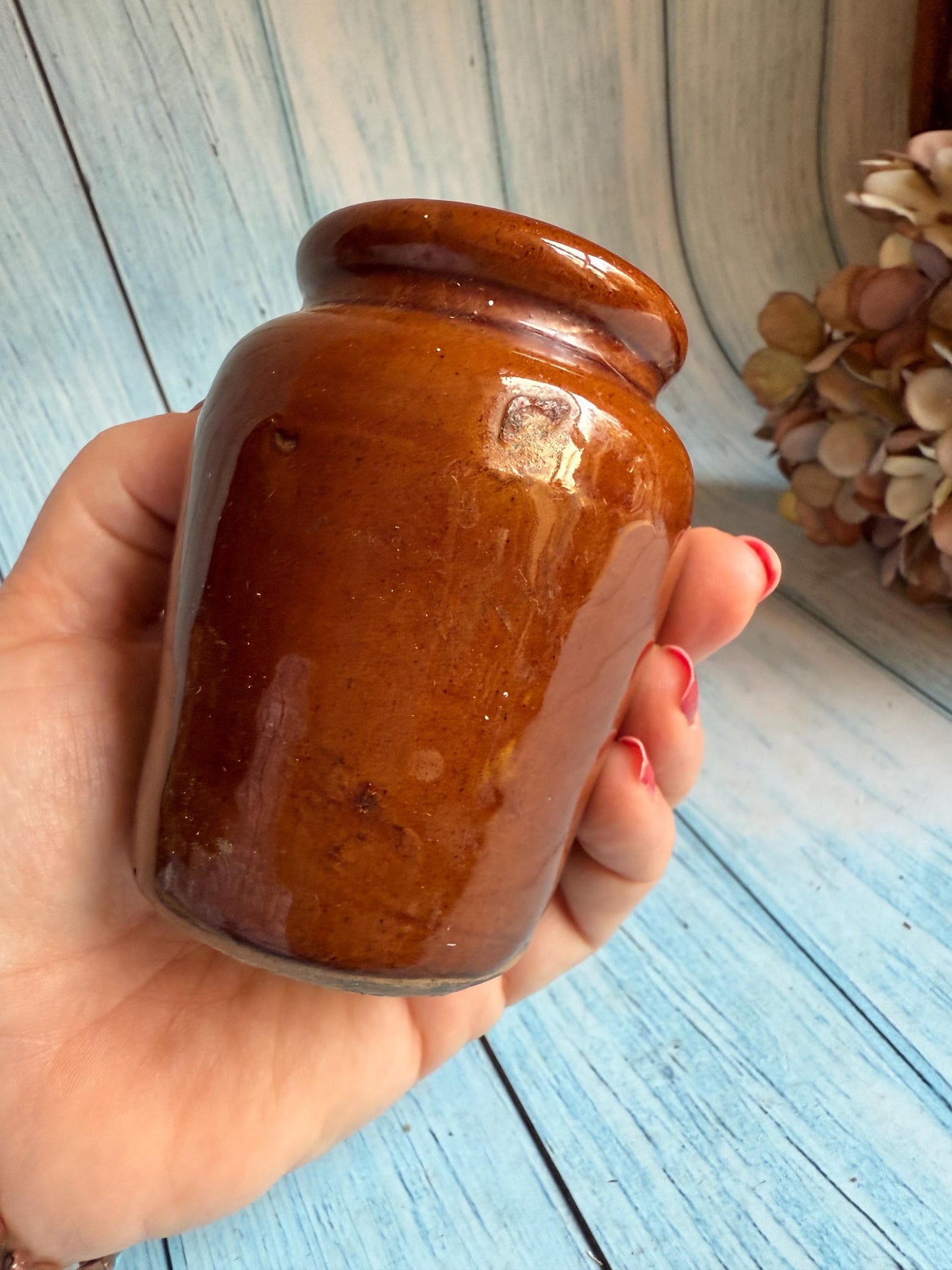 Aplin and Barrett Creameries Yeovil Marston & Westbury Stoneware Cream Pot / Jar c1910