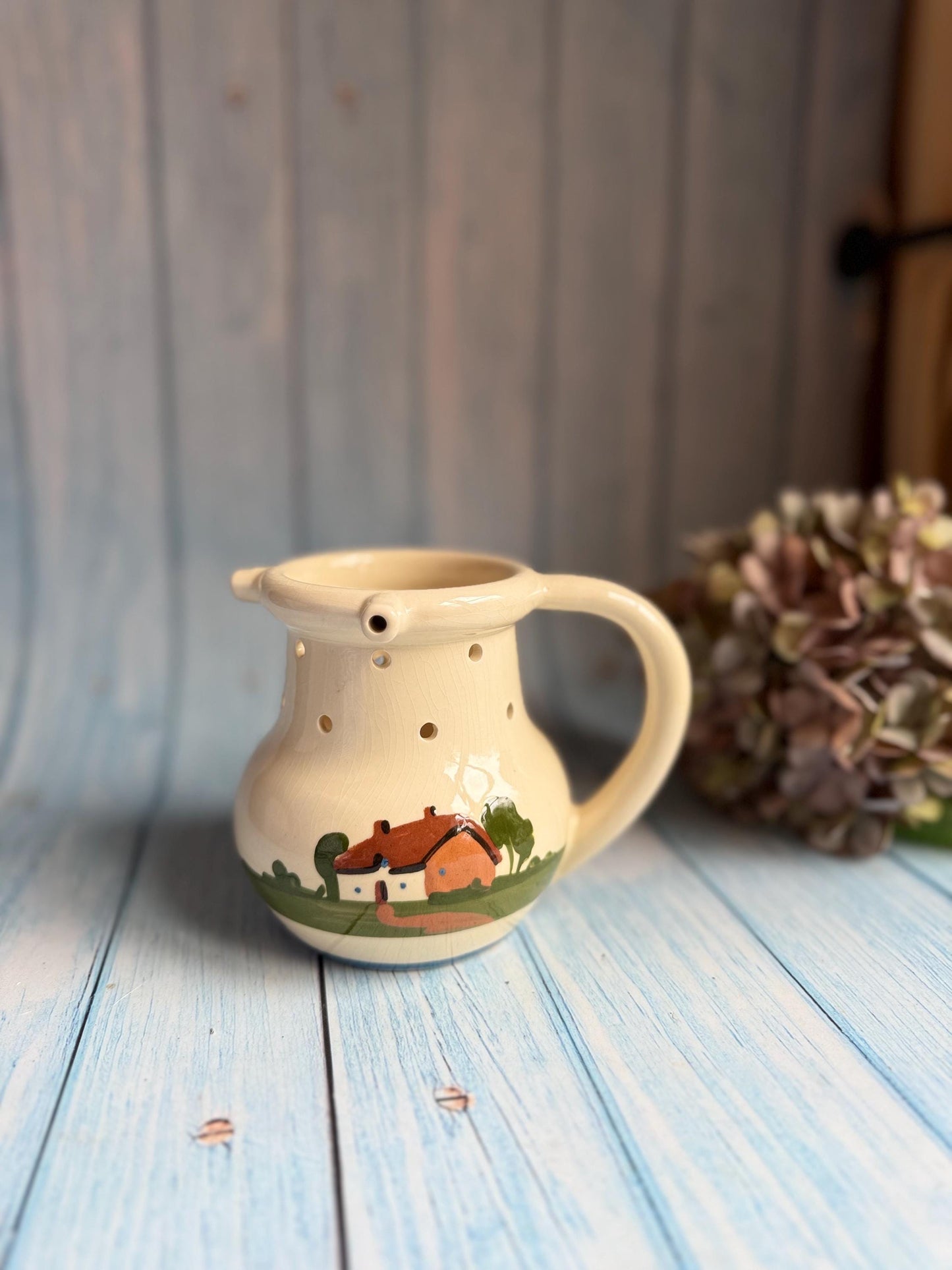 Vintage Dartmouth Pottery Devon Motto Ware Puzzle Mug