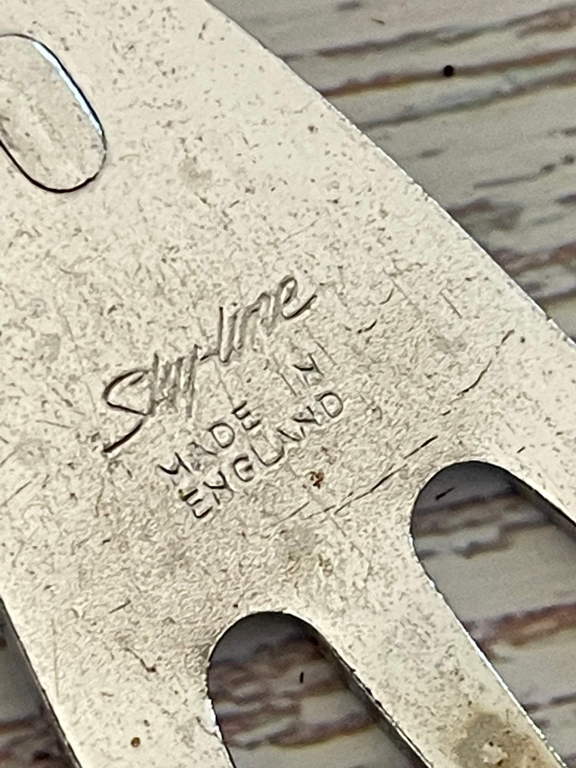 Set of Vintage Skyline Cooking Utensils Fork, Ladle, Spatula and Mas